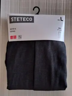 ☆未着用　UNIQLO　ステテコ　前開き　MEN　L　黒　BLACK　ユニクロ