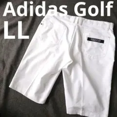 【アディダスゴルフ】人気ロゴマークデザイン ストレッチゴルフハーフパンツLL