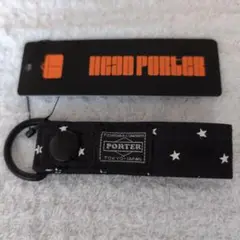 レア 未使用品 ★スター★ マスターネイビー ヘッドポーター キーホルダー Yahoo!オークション -「星柄」(吉田カバン、ヘッドポーター) (や