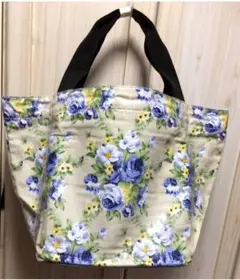 新品 花柄トートバッグ 大容量　軽量　ローズ　薔薇