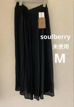 ☘️未使用　タグ付き　soulberry スカート　M ブラック
