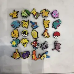 ポケモン シビッツ　クロックス　飾り　キャラクター　24個　まとめ売り　⑤
