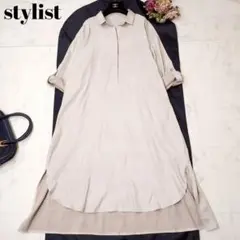 【定価36300円美品】stylist スタイリスト　苦楽園　リュクスなブラウス 定価36300円美品】stylist スタイリスト 苦楽園 リュクスな
