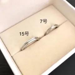 結婚指輪☆プラチナ リング 刻印なし pt900