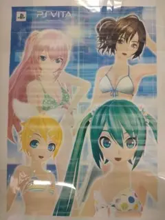 vita 初音ミク プロジェクトディーヴァf 販促ポスター