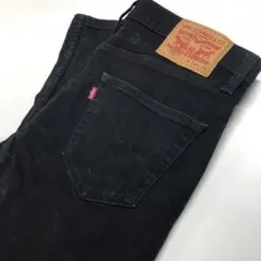 Levi's 511 W34L34 ストレート ストレッチデニム ブラック M