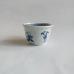 ♦江戸時代 古伊万里 染付 市松紋様 ころ茶碗 コレクション骨董品アンティーク Amazon.co.jp: 江戸時代 古伊万里 染付 市松紋様 ころ茶碗