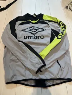 美品✨umbro ピステ・ウィンドブレーカー グレー/イエロー