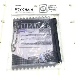 【新品】セリア　お菓子パッケージキーホルダー　グミ　推し活　ブラック