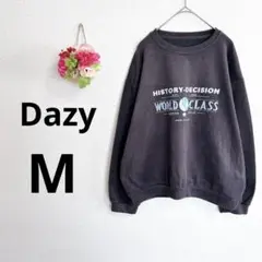 a5910 シーイン　Dazy スウェット　トレーナー　プリント　古着　M