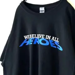 ギルダン ヒーローズ SWEAR IN Tシャツ L ブラック 黒 古着