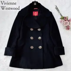 ☘️美品◆Vivienne Westwood◆ラブコート Pコート ダブル 黒