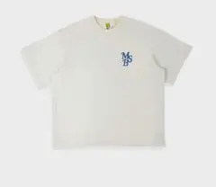 MSB logo tee ホワイト　L