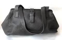 miu miu ミュウミュウ レザー ハンドバッグ こげ茶
