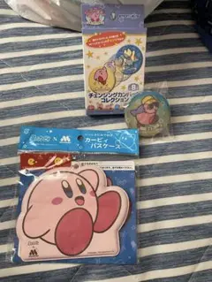 星のカービィ　パスケース　缶バッジ