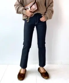 【新品未使用】 ドゥーズィエムクラス ストレートスリムデニム
