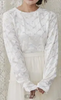 merryjenny petit flower embroidery tops