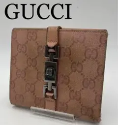 ※GUCCI グッチ 二つ折り 財布 GGキャンパス 2way ジャッキー
