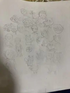 手描きキャラクターイラスト集