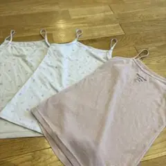 女の子用キャミソール3点セット