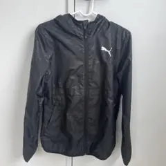 PUMA フルジップ ウィンドブレーカー XS ブラック