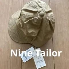 【新品】ナインテイラー N-196 キャップ　キャメル