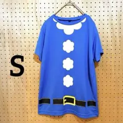 ① BLUE SANTA 半袖 Tシャツ S イベント コスプレ ブルーサンタ