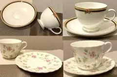 ウェッジウッド　カップ&ソーサー　2セット　ローズヒップ　クリオ　黒壺刻印