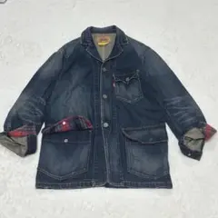 Levi's カバーオール 70802 Lサイズ 古着 デニム フェード