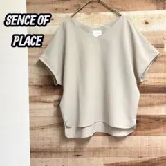 SENCE OF PLACE byアーバンリサーチ トップス ブラウス ベージュ
