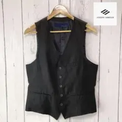 【未使用に近い★玉虫色】JOSEPH ABBOUD ベスト ジレ★ネイビー L★ 未使用に近い☆玉虫色】JOSEPH ABBOUD ベスト ジレ☆ネイビー L