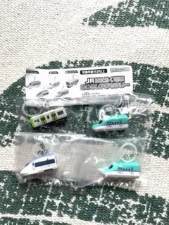 JR はたらく電車　めじるしアクセサリー　ガチャ　4点セット