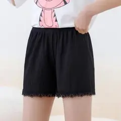 綿100% リブ インナーパンツ ペチコート