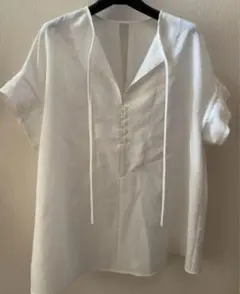 エメルリファインズ★ミントグリーンティアードフリルカットブラウス未使用 UNITED ARROWS green label relaxing｜<EMMEL REFINES>EM