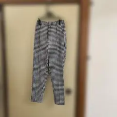 GUギンガムチェックパンツSサイズ裏地付き