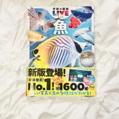 ●美品・DVD付●学研の図鑑LIVE 魚 動物 生物好き自由研究 デッサン 美術