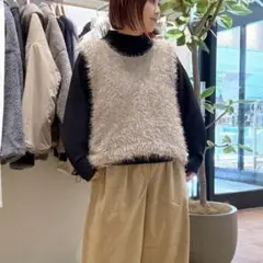 3ゲージフサフサヤーンベスト
