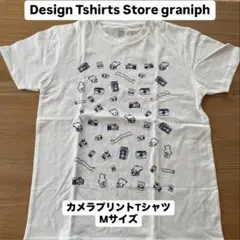 【新品未使用】graniph（グラニフ）カメラ プリント Tシャツ Mサイズ