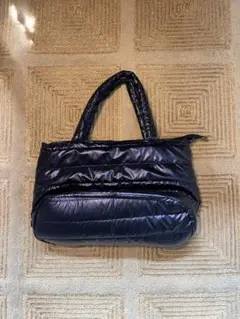 【新品未使用】 ナイロンバッグ　ネイビー　 ショルダーストラップ付き