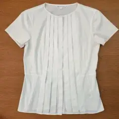 ブルックブラザーズ　ノーカラー　ピンタック　ブラウス