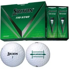 【値下げ‼️】【新品・未使用品】スリクソン／TRI-STAR／12球／ゴルフボール