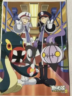 ポケットモンスターBW デラックスクリアポスター　サブウェイマスター ポケモン サブマス クリアポスターの通販 by shop｜ラクマ