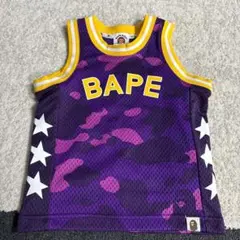 BAPE KIDS ベイプキッズ タンクトップ 迷彩 カモ 120cm BAPE KIDS ベイプキッズ タンクトップ 迷彩 カモ 120cm 2025年
