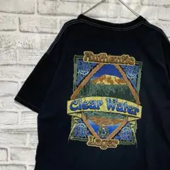 USA製90sヴィンテージTシャツ！シングルステッチ　ブラック半袖古着L710