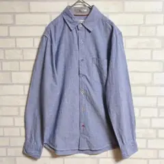 【キャンディーファンタジー】メンズシャツ　カラフルボタン　良品　綿100% Ｍ