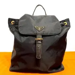 美品 正規品 PRADA プラダ チェーン リュック バックパック