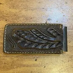 RRL ダブルアールエル マネークリップ レザー 真鍮 RRL/ダブルアールエル マネークリップ | TUNNEL STORE｜大阪