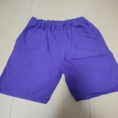 紫色 ハーフパンツ 140サイズ