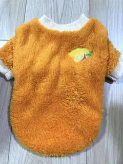 ペットウェア　ボアフリース　オレンジ