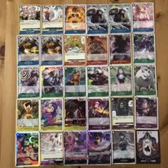 ワンピース カード　レア30枚&ノーマル50枚セット